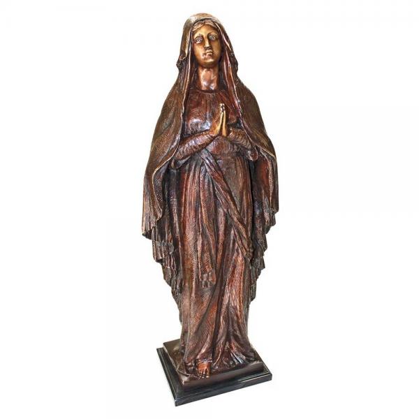 Madonna Blessed Mother Bronze Statue plus freight