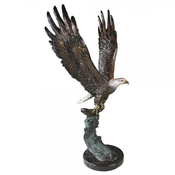 Majestic Eagle Bronze Statue plus freight