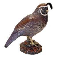 Color Washed Male California Quail plus freight-DTKW579005