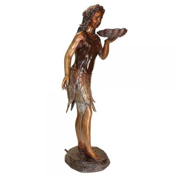 Leaf Maiden Bronze Statue plus freight