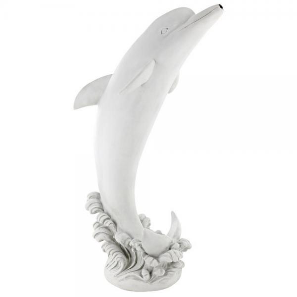 Medium Tropical Tale Dolphin Piped Statue plus freight