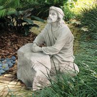 Jesus In The Garden of Gethsemane Statue plus freight-DTKY1342
