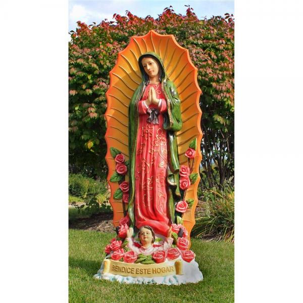 Grande Virgin of Guadalupe Statue plus freight