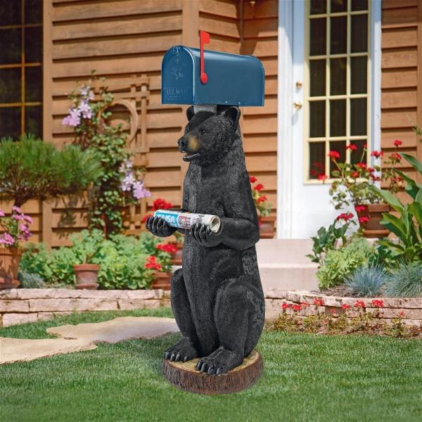 Postal Bear Mail Post Sleeve Statue plus freight