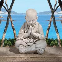 Praying Baby Buddha Asian Garden Statue plus freight-DTKY47127