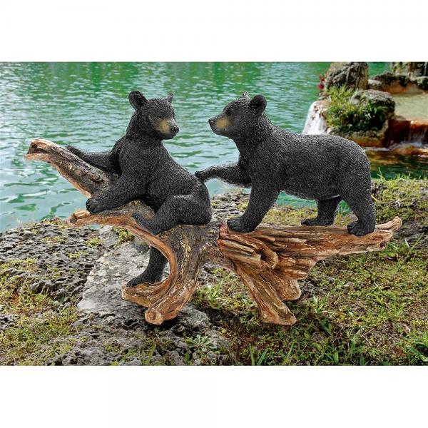 Mischievous Bear Cubs Statue plus freight