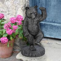 The Bear Dance Garden Statue plus freight-DTKY71187