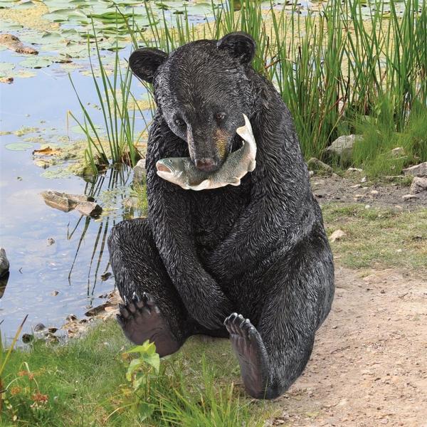 Expert Fisherman Bear Statue plus freight