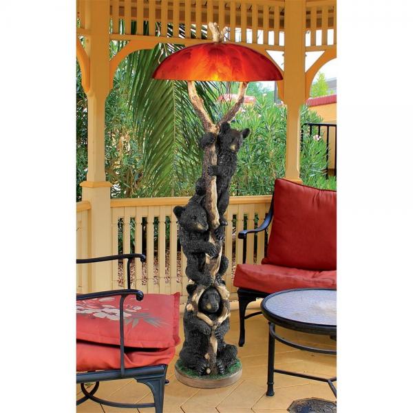 Setting Sun Black Bear Floor Lamp plus freight