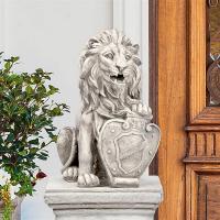 Left Castello Di Rocca Lion Statue plus freight-DTLY372881