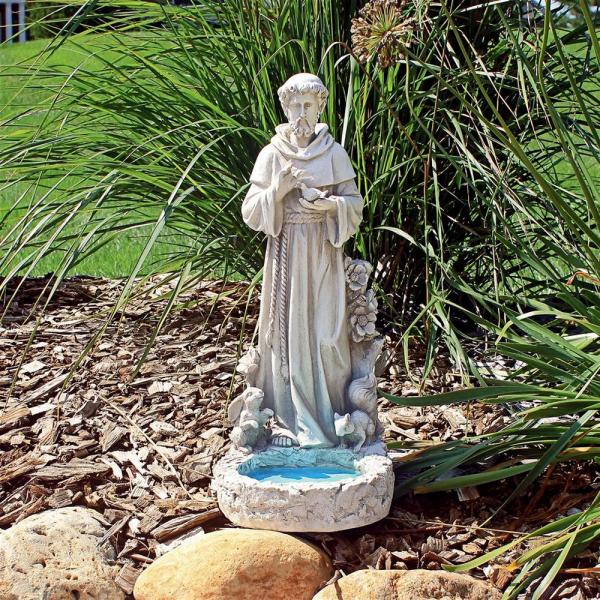 Saint Francis Reflection Pool Birdbath Statue plus freight