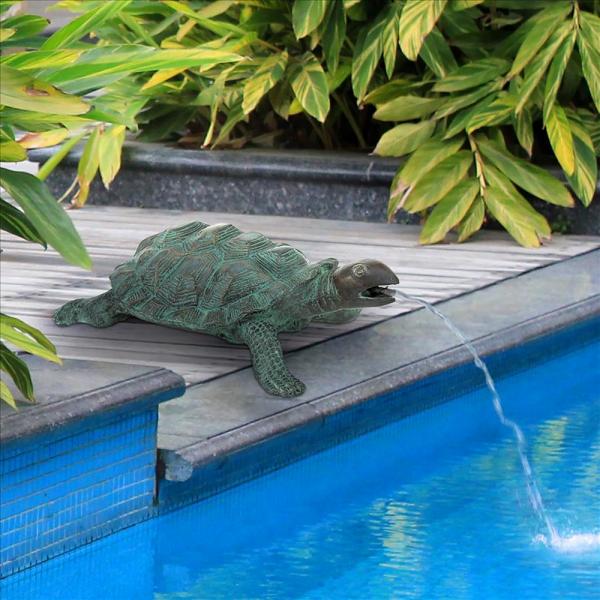 Traipsing Turtle Bronze Statue plus freight