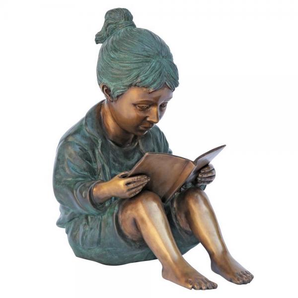 Story Book Girl Bronze Statue plus freight