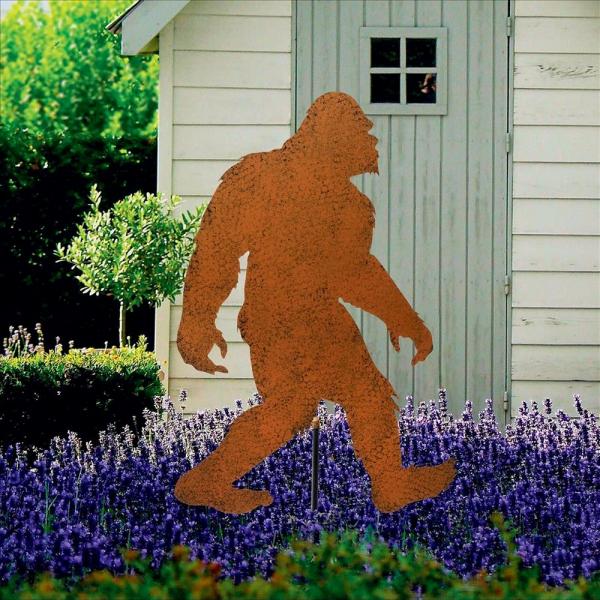 Bigfoot Metal Silhouette Garden Stake plus freight