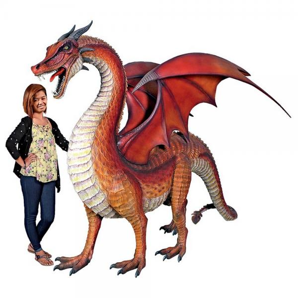 Giant Welsh Red Dragon Statue plus freight