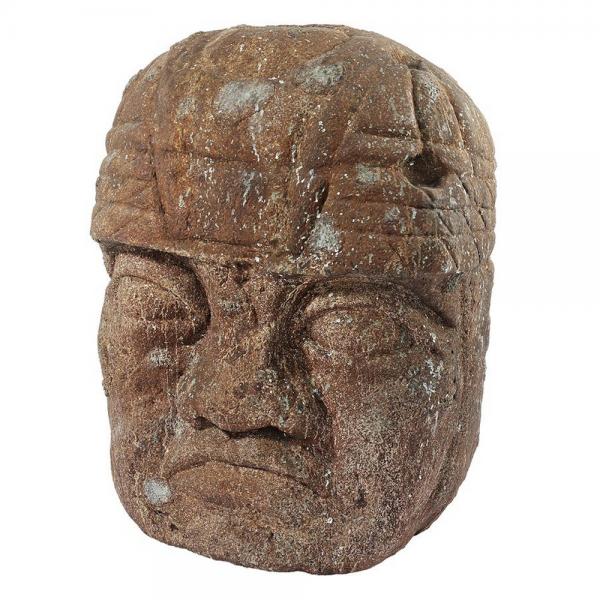 Grande Megalithic Olmec Head Statue plus freight