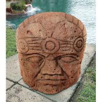 Colossal Megalithic Olmec Head Statue plus freight-DTNE100083