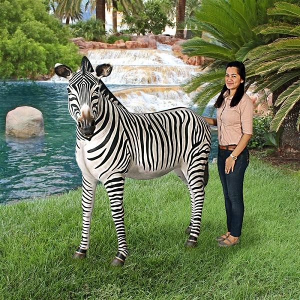 Grand Scale Adult Zebra Statue plus freight