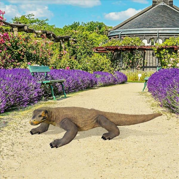 Large Komodo Dragon Statue plus freight