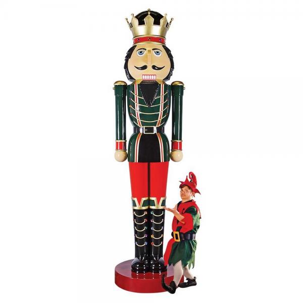 Super-Scaled Holiday Nutcracker Statue plus freight