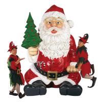 Giant Sitting Santa Claus Statue plus freight-DTNE140080