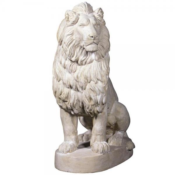 Stately Chateau Lion Statue Right plus freight