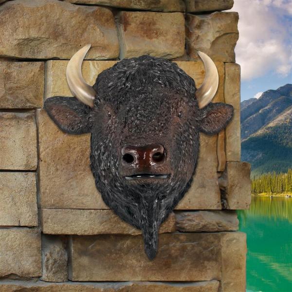 American Bison Head Wall Decor plus freight