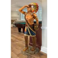 Cigar Store Indian Statue Life Size plus freight-DTNE180055