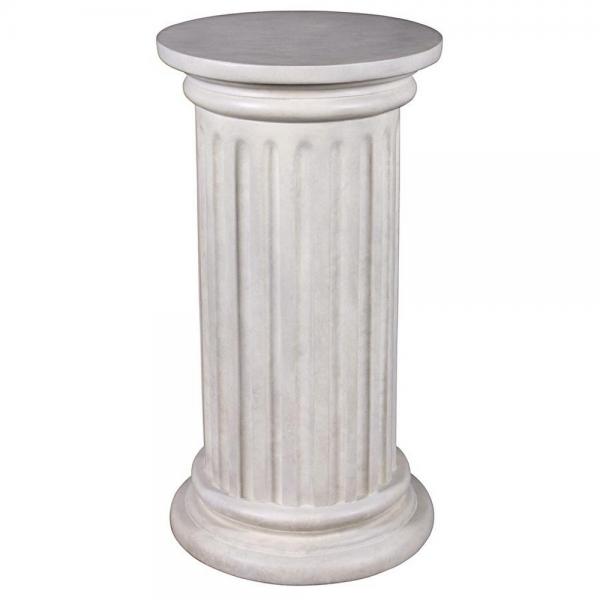 Roman Doric Column Fluted Plinth Large plus freight