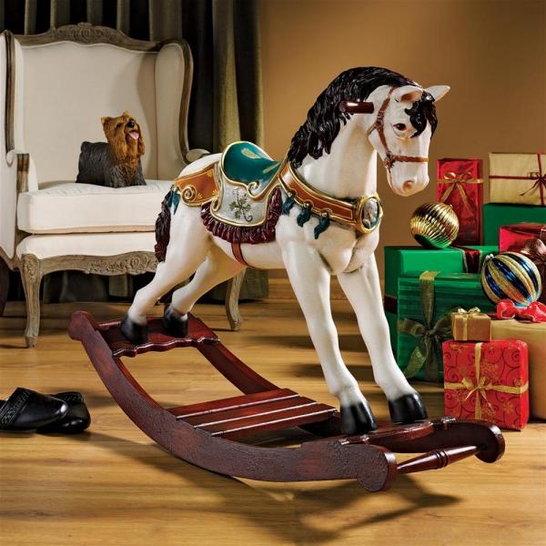 Victorian Carousel Rocking Horse Statue plus freight
