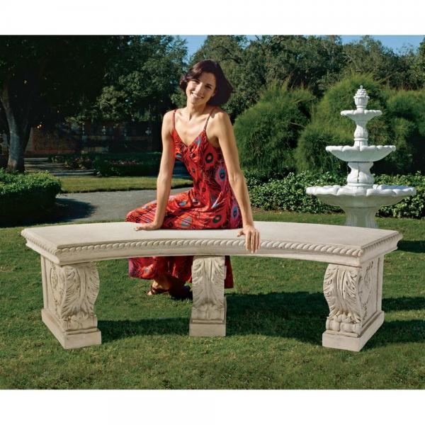 Salentino Crescent Garden Bench plus freight