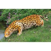 Prowling Spotted Leopard Statue plus freight-DTNE80110