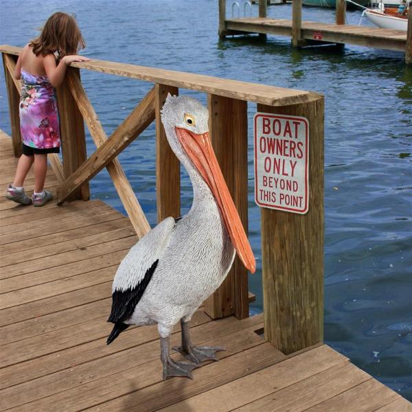 Giant White Pelican Statue plus freight