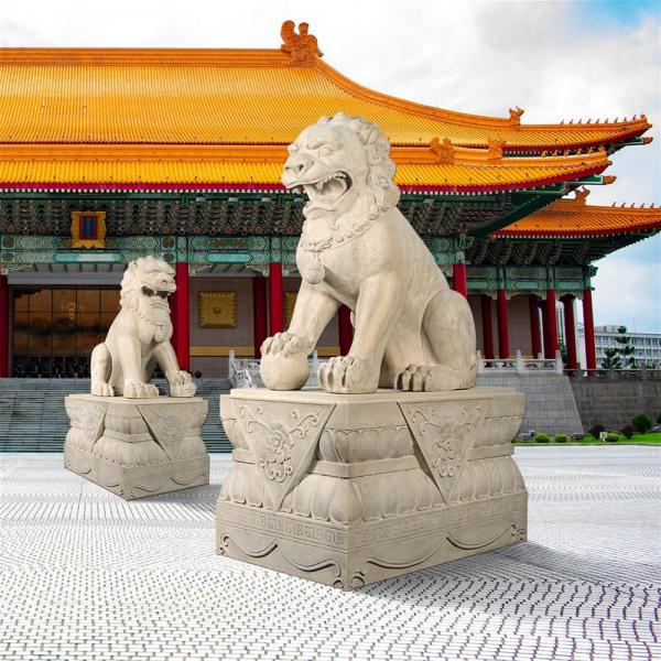 Male Foo Dogs With Plinth plus freight