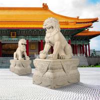 Male Foo Dogs With Plinth plus freight-DTNE9190161