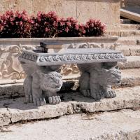 Blair Castle Gargoyle Bench plus freight-DTNG29878