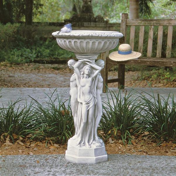 Column of Maenads Birdbath plus freight