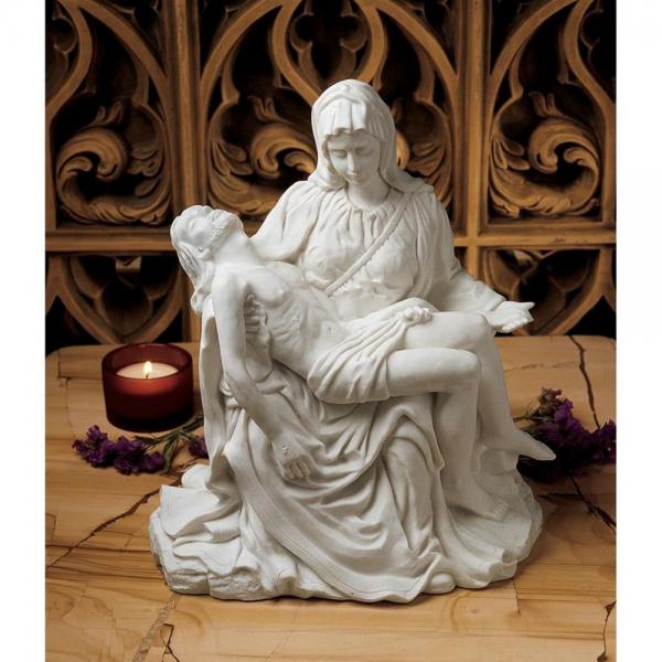 Large Marble Resin Pieta plus freight