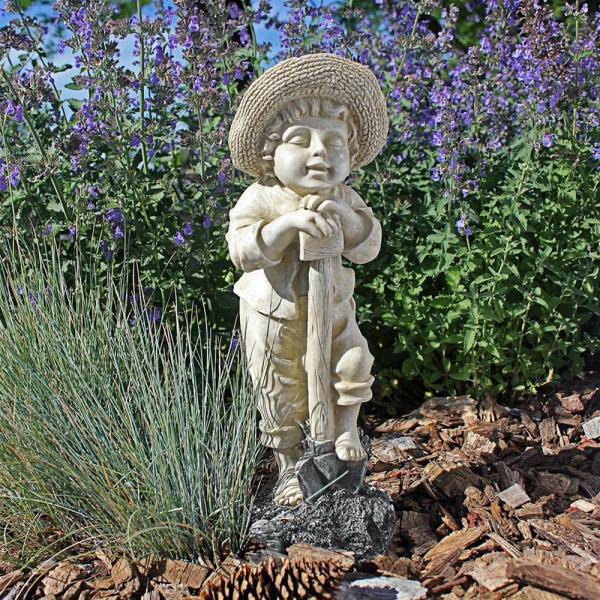 Medium Samuel Gardener Boy Statue plus freight