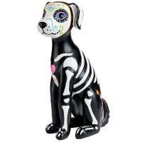 El Perro Sugar Skull Dog Statue plus freight-DTQL180927