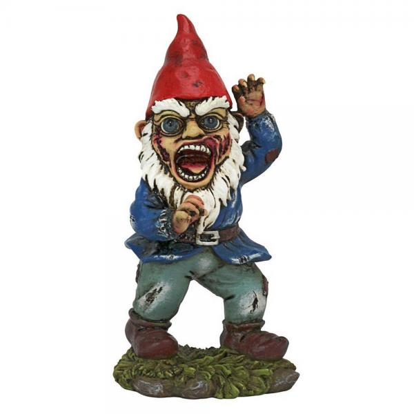 Attack of The Dead Zombie Gnome Statue plus freight