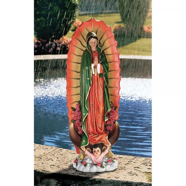 Medium Virgin of Guadalupe Statue plus freight