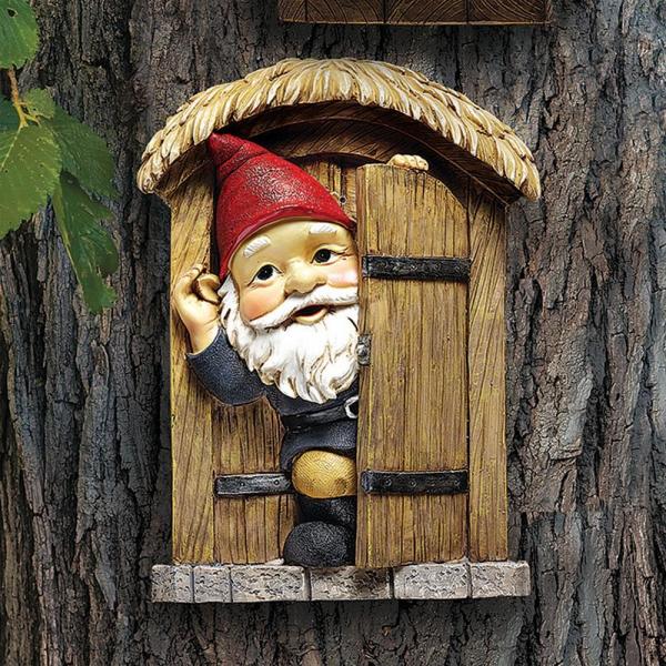 Door Gnome Tree Sculpture plus freight