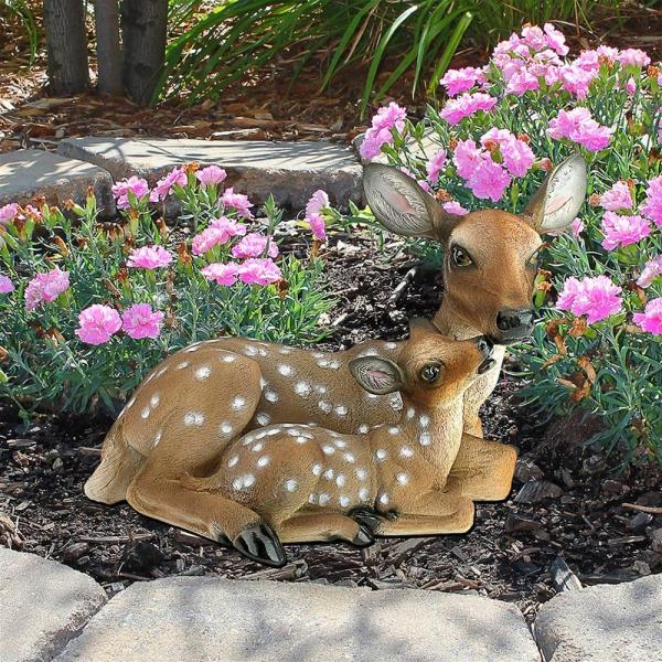 Mothers Love Doe & Fawn Statue plus freight