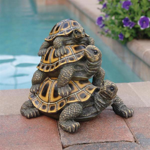 Medium Threes A Crowd Turtle Statue plus freight