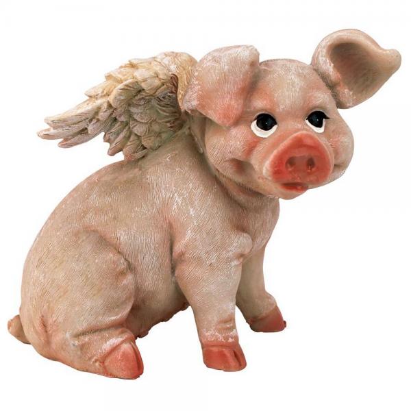 Flying Pig Statue Sitting plus freight