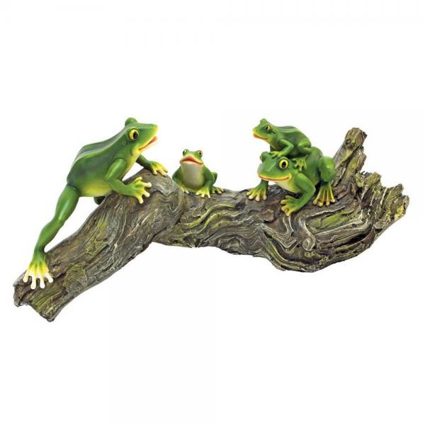 Froggy Business Garden Statue plus freight