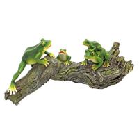 Froggy Business Garden Statue plus freight-DTQL57747