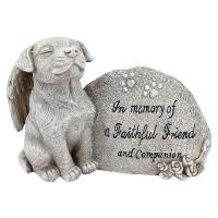 Forever In Our Hearts Dog Statue plus freight-DTQL593931
