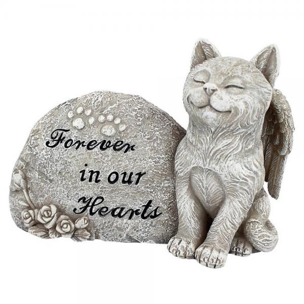 Forever In Our Hearts Cat Statue plus freight